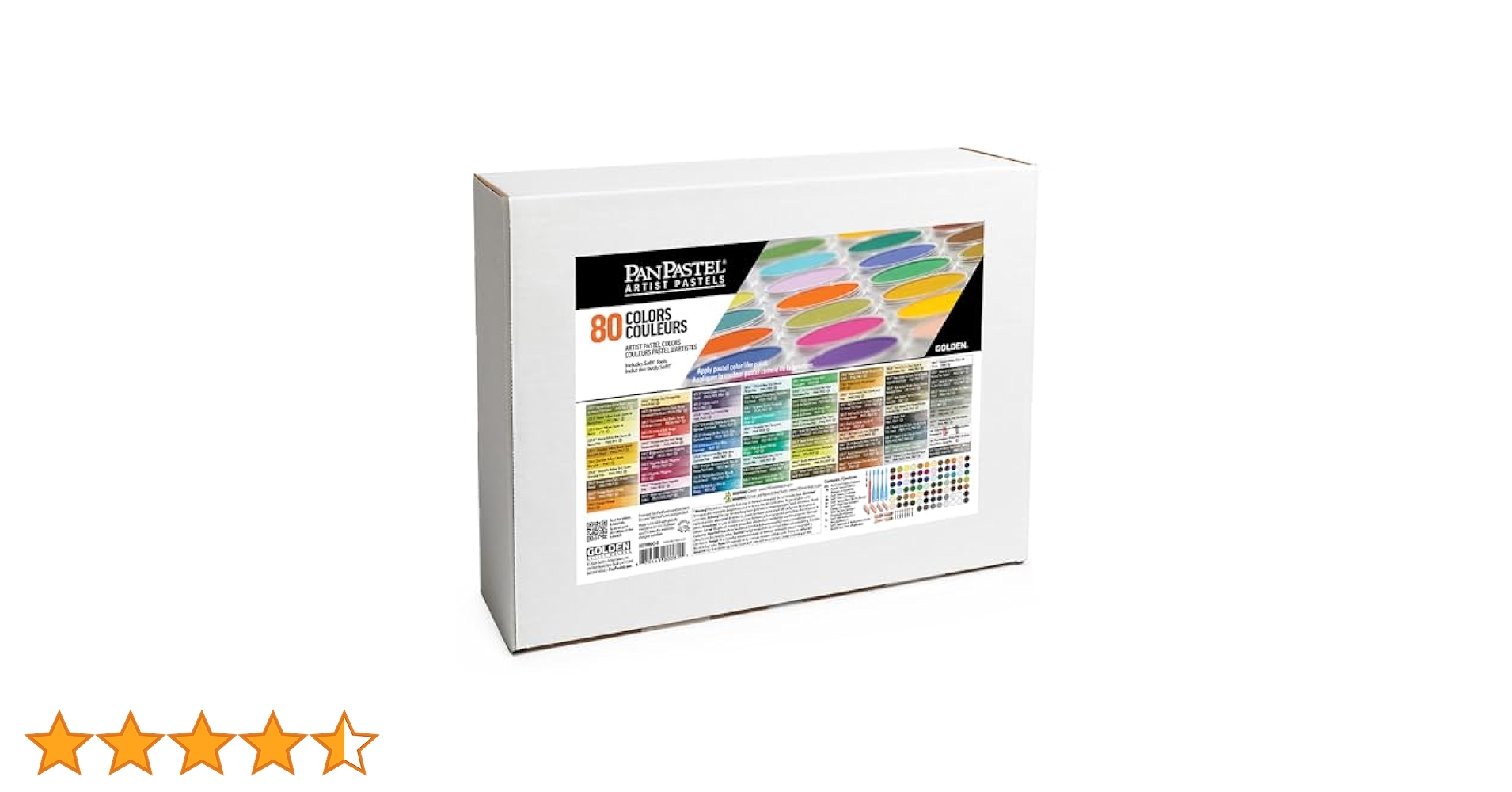 PANPASTEL アーティストパステルセット 80色 Amazon.com: PanPastel Artist Pastels by GOLDEN, 80 Color Set